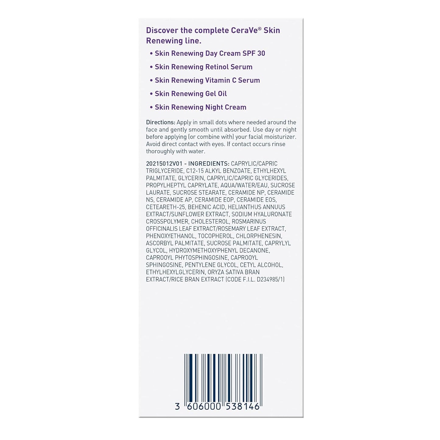 CeraVe Skin Renewing Gel Oil – Daily Hydrating Serum with CeraPlex & Hyaluronic Acid for Smooth, Radiant Skin (1 oz)