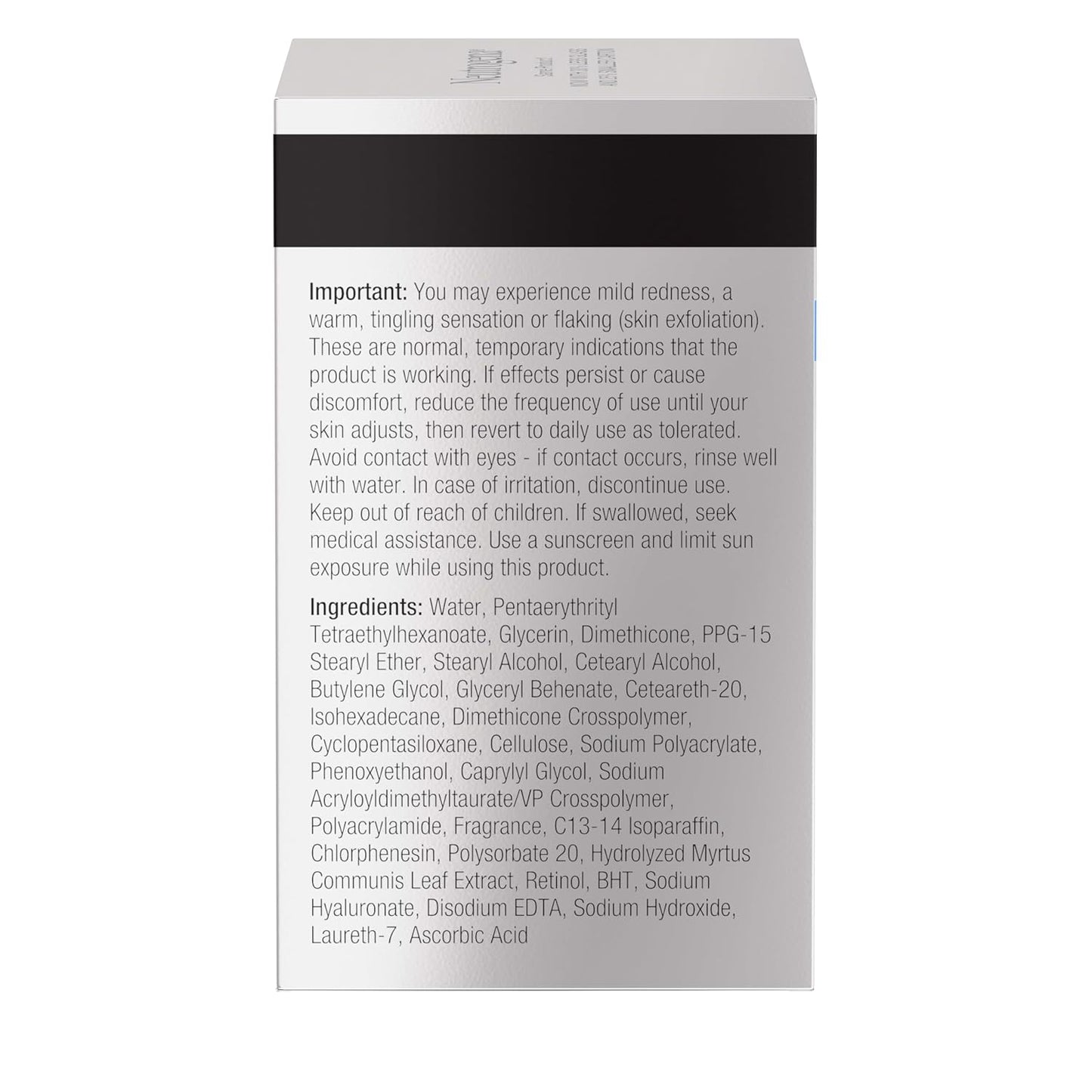 Neutrogena Rapid Wrinkle Repair Retinol Face Moisturizer – Anti-Aging Cream with Retinol & Hyaluronic Acid for Fine Lines, Wrinkles & Dark Spots (1.7 oz)