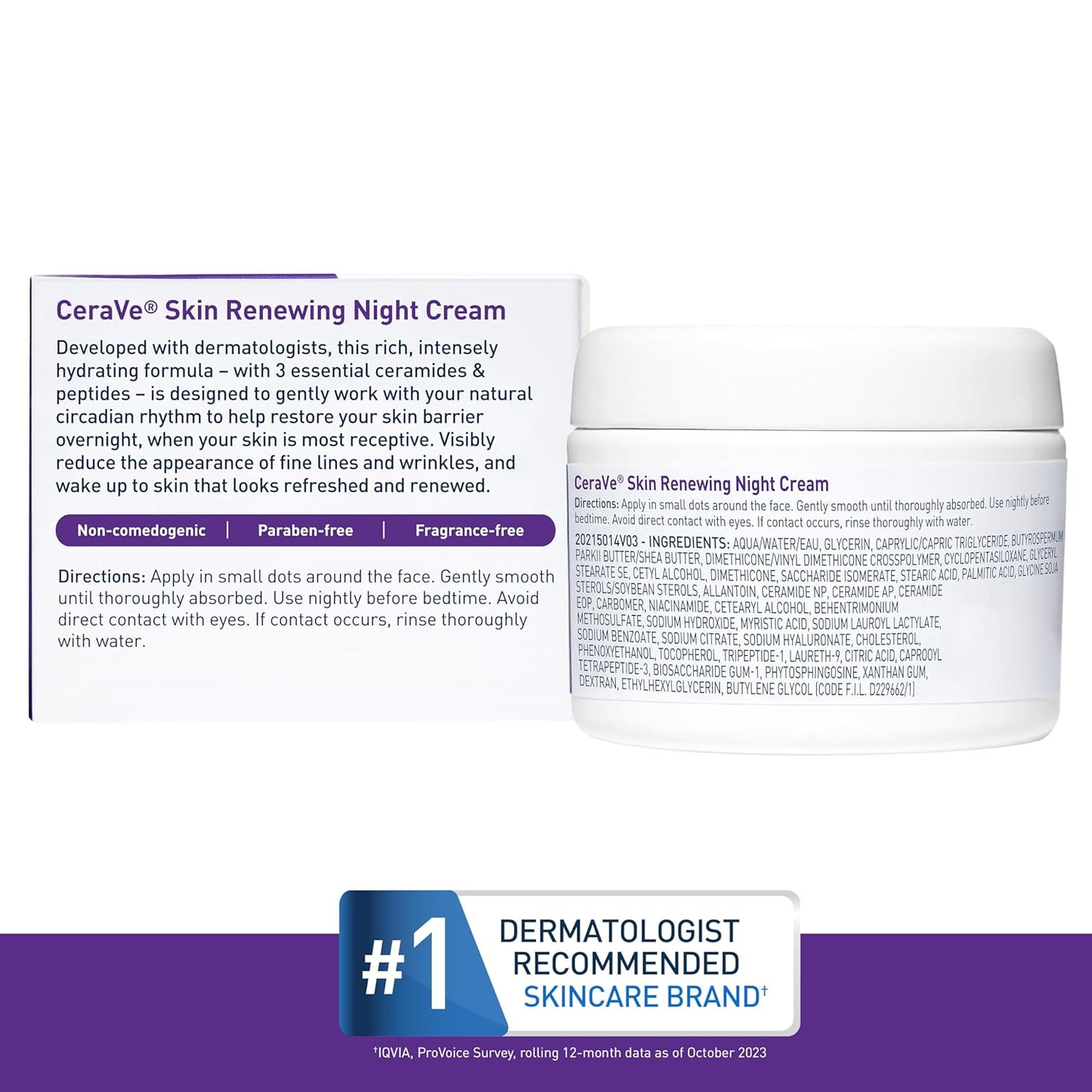 CeraVe Skin Renewing Night Cream – 1.7 oz