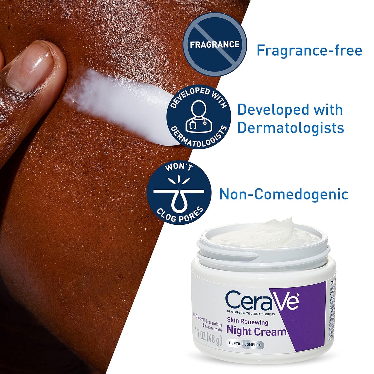 CeraVe Skin Renewing Night Cream – 1.7 oz
