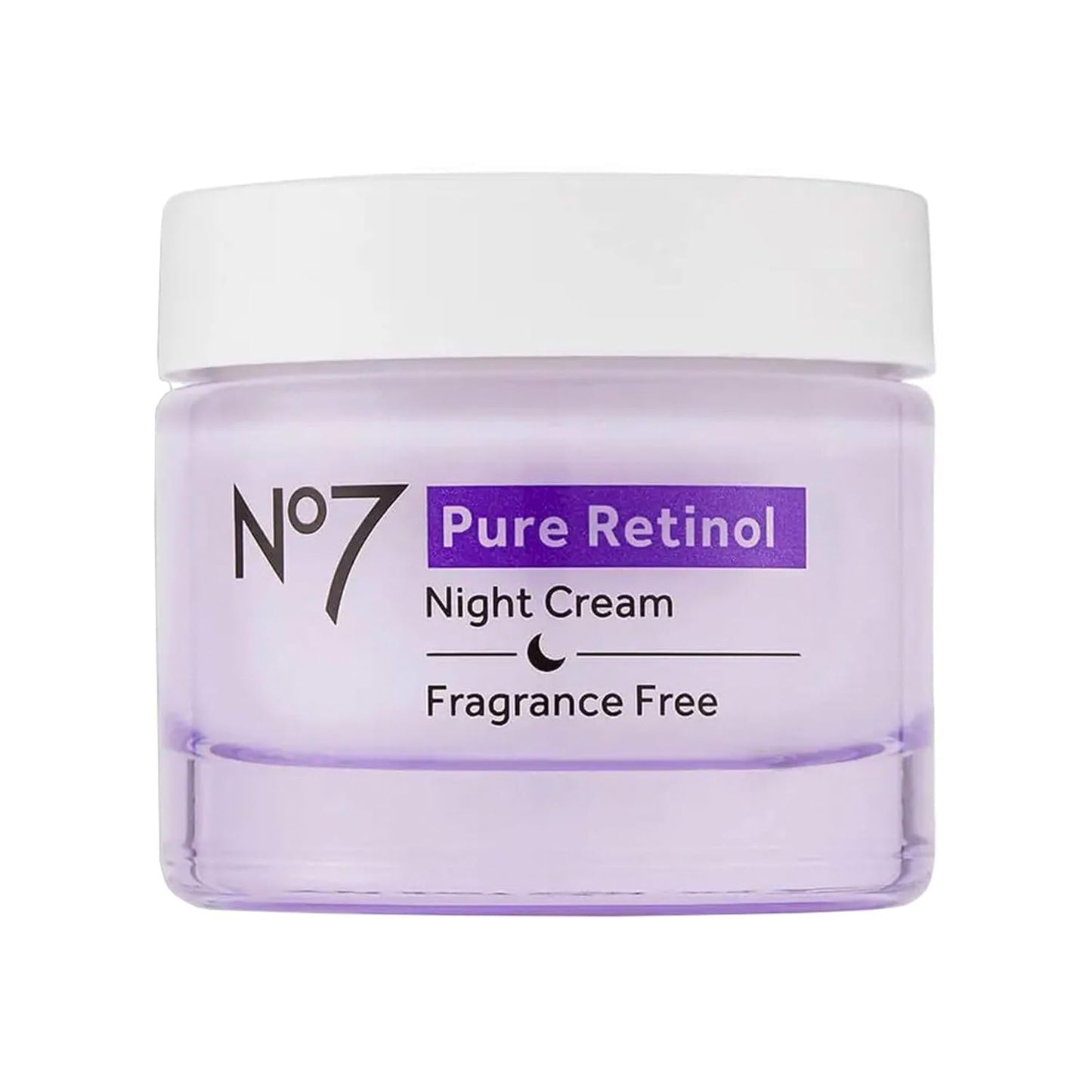 No7 Pure Retinol Night Cream – Collagen-Boosting Anti-Aging Face Cream (1.69 fl oz)