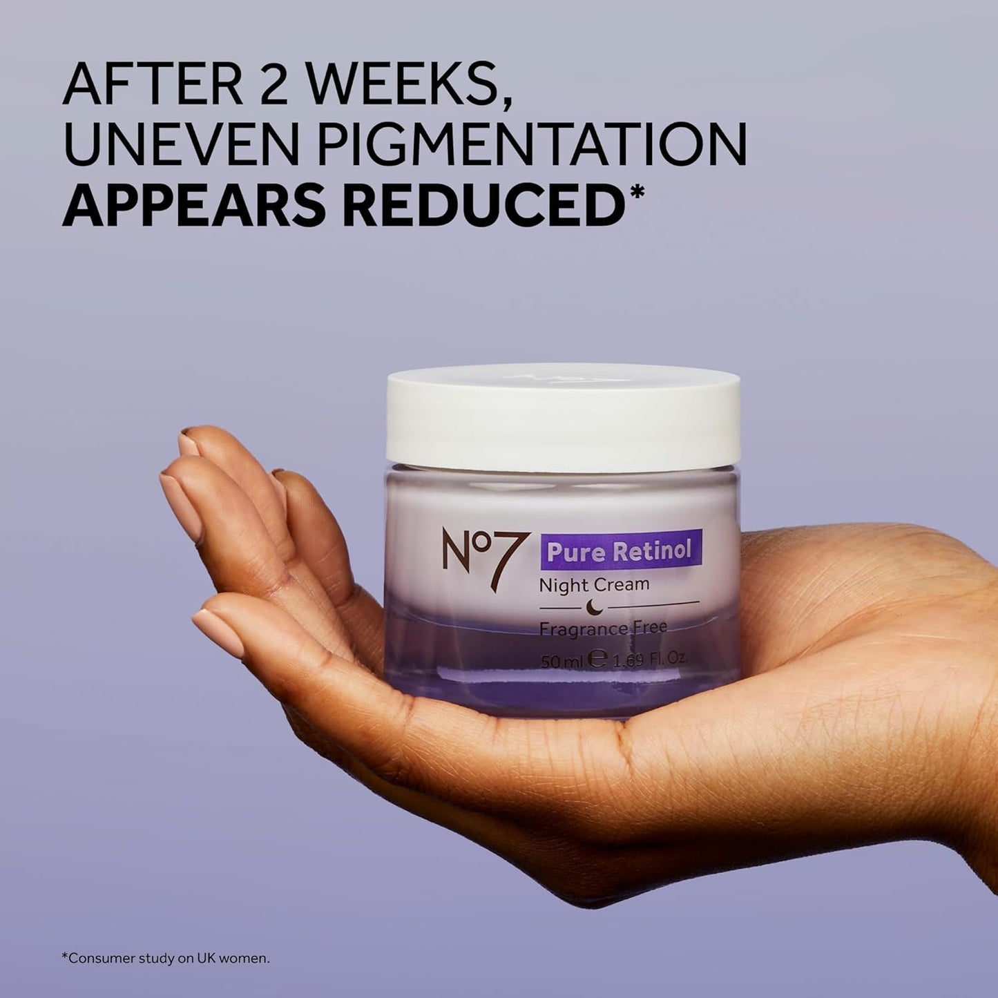 No7 Pure Retinol Night Cream – Collagen-Boosting Anti-Aging Face Cream (1.69 fl oz)