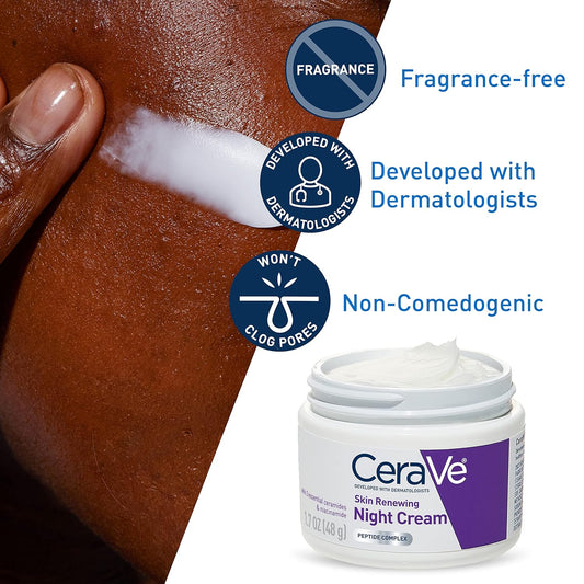 CeraVe Skin Renewing Night Cream – 1.7 oz